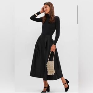 Tuckernuck Classic Black A-Line Skirt